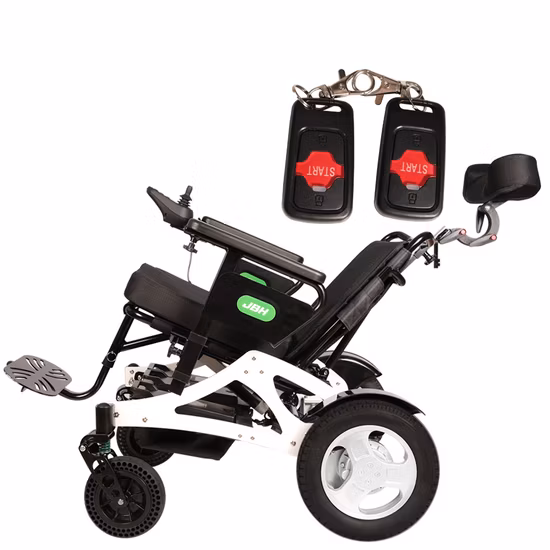 Intelligent Reclining Lightweight Stand up Power Foldable Electric Wheelchairs