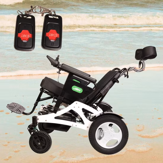 Intelligent Reclining Lightweight Stand up Power Foldable Electric Wheelchairs